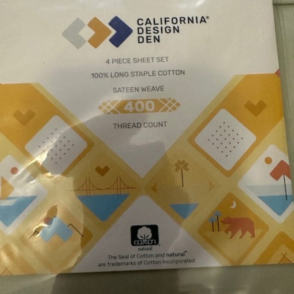 California  cotton Sateen weave sheets